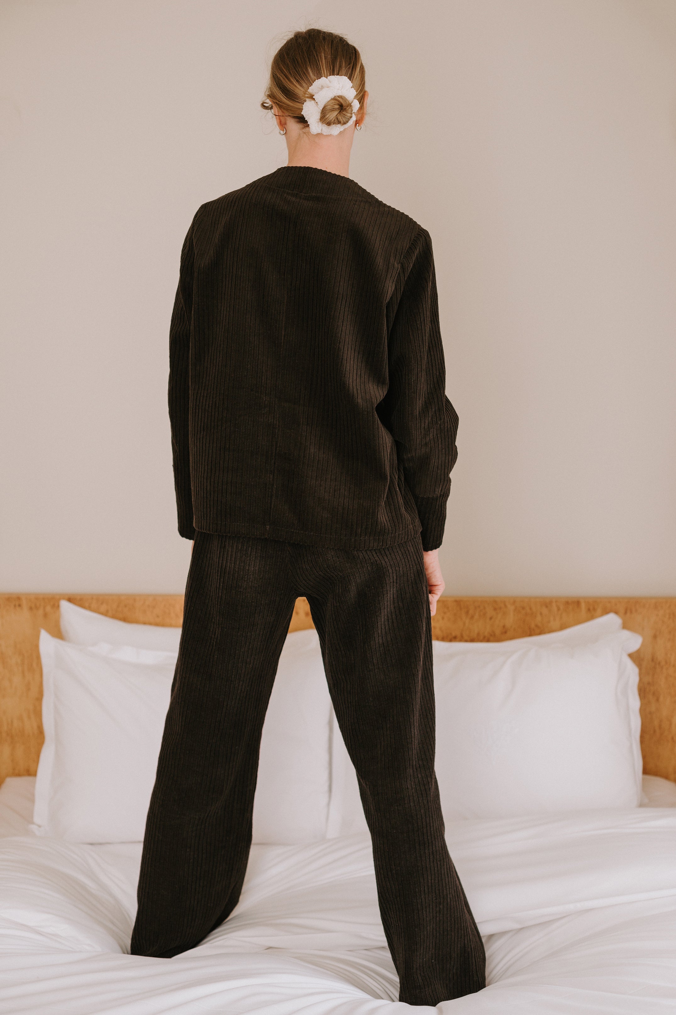 row trousers corduroy